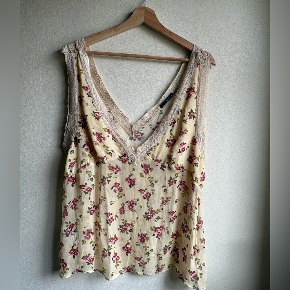 Zara floral tank